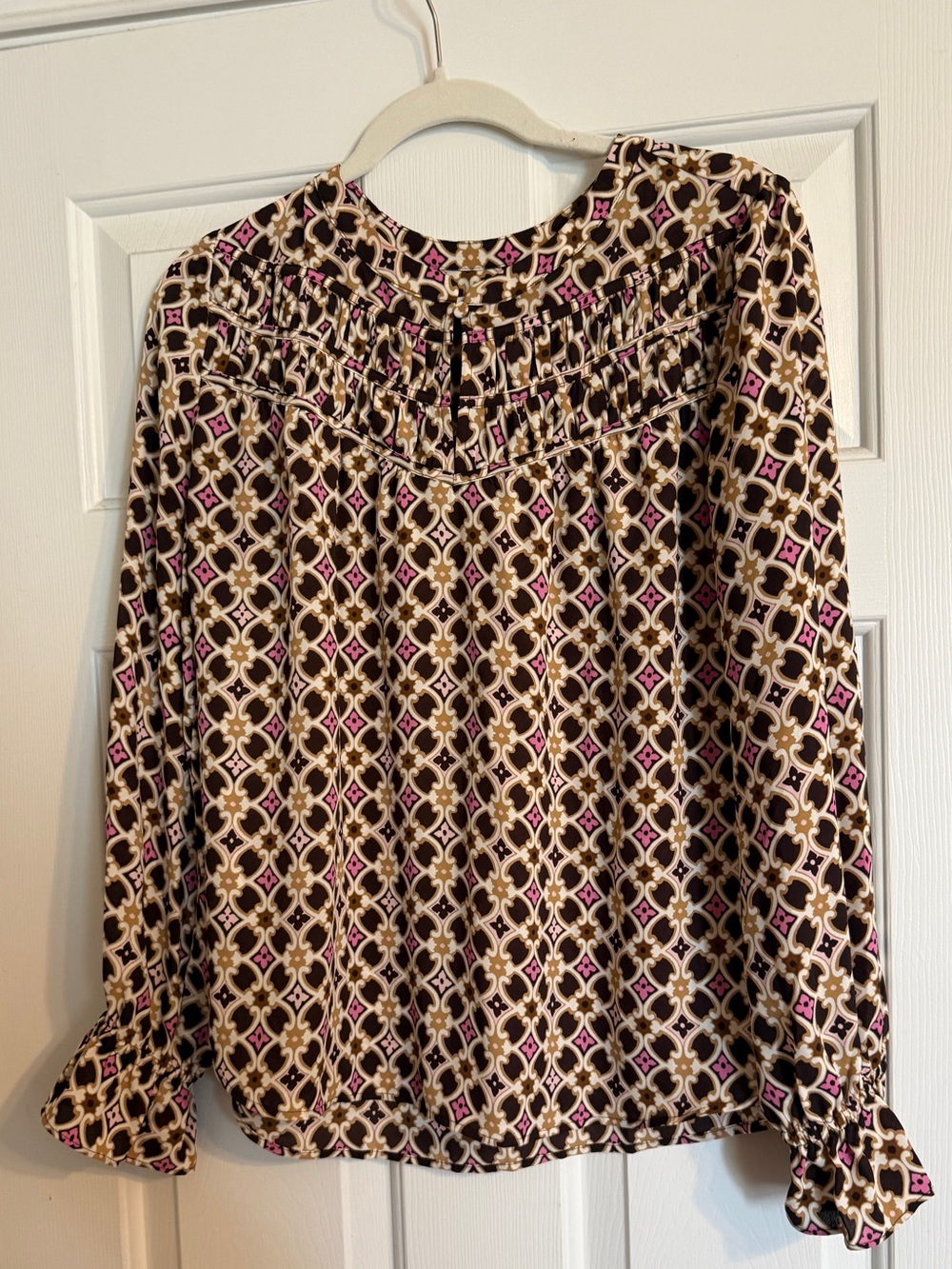 LOFT Keyhole Blouse